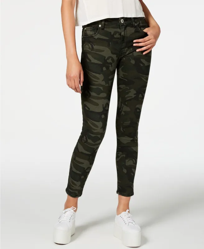 Sts Blue Women's Ellie Camouflage-Print Ankle Skinny Jeans Green Size 24 sold by Ruumur