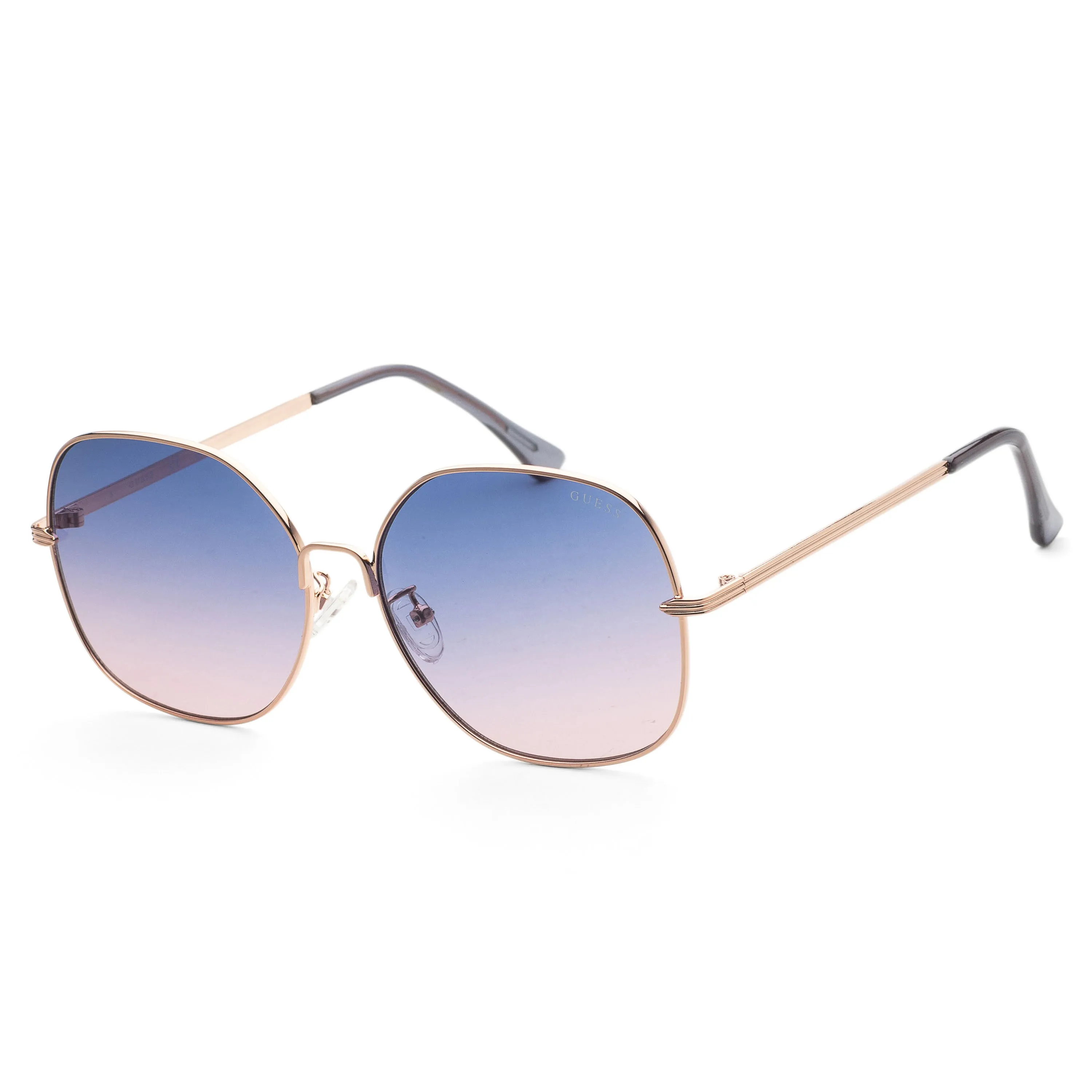 Guess Women's 61 mm Shiny Rose Gold Sunglasses GF0385-28W sold by Ruumur