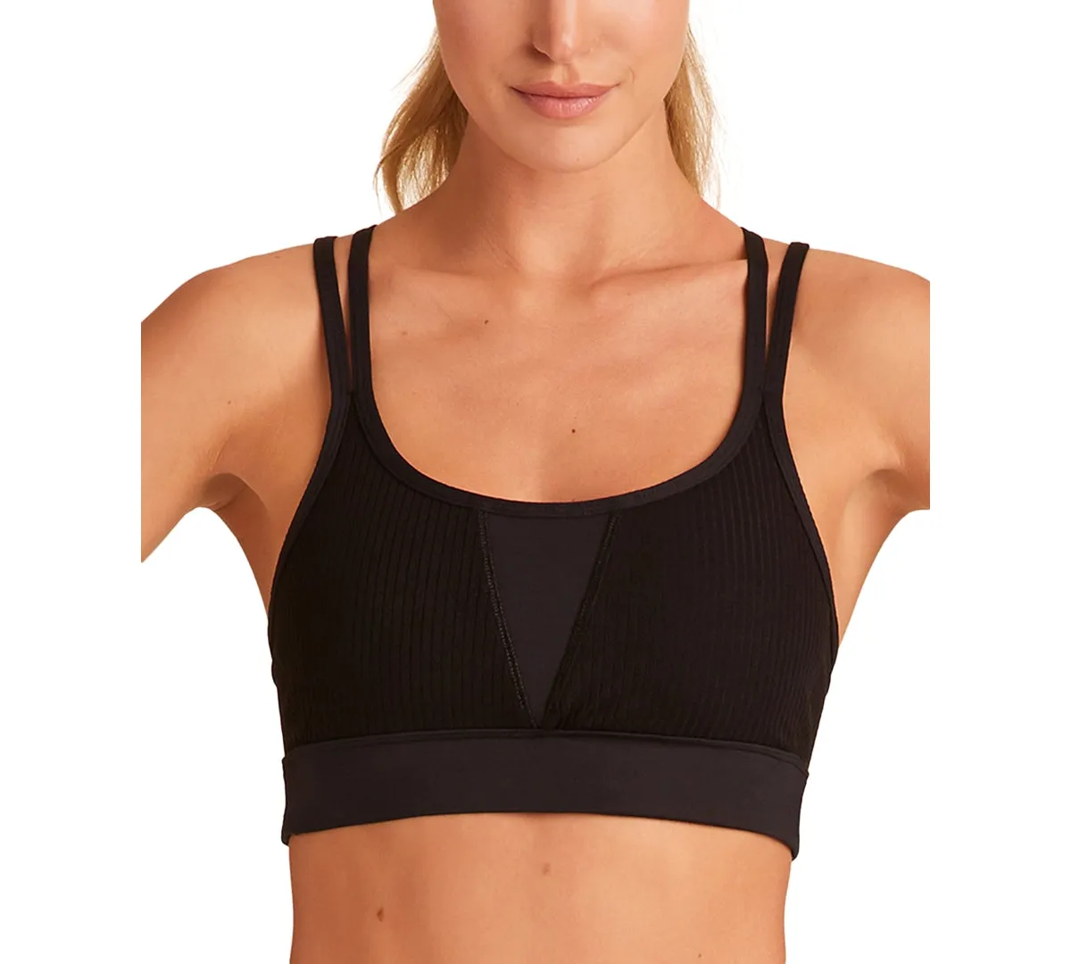 Alala Women's Peak Strappy Sports Bra Black sold by Ruumur