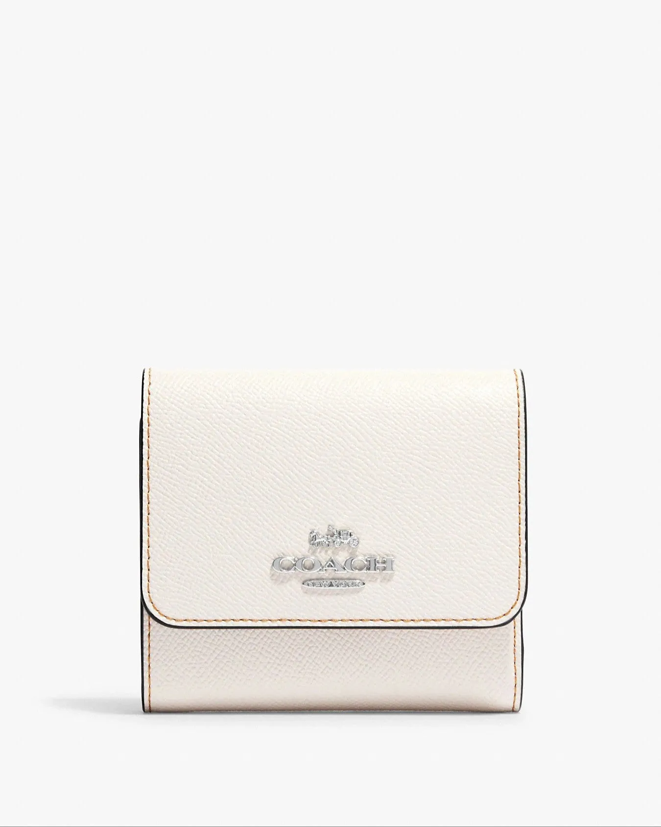 Coach Small Trifold Wallet With Rainbow Signature Interior sold by Ruumur