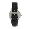 Bertha Emily Mother-Of-Pearl Leather-Band Watch - Silver/Black sold by Ruumur