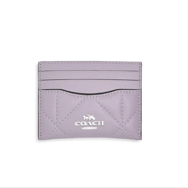 Coach Slim Id Card Case With Puffy Diamond Quilting sold by Ruumur