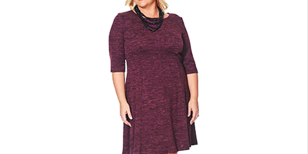 CONNECTED Women's Burgundy 3/4 Sleeve Evening Dress Purple Size 18W sold by Ruumur product image thumbnail 5