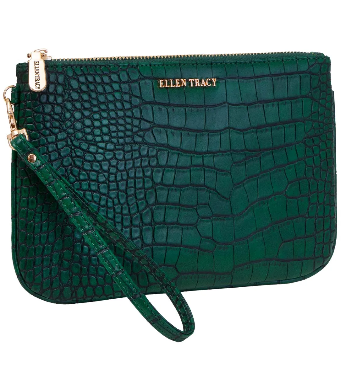 Ellen Tracy Croco Shoulder Tote Bag &Single Zip Wallet & Zip Around Wallet Set sold by Ruumur product image thumbnail 3