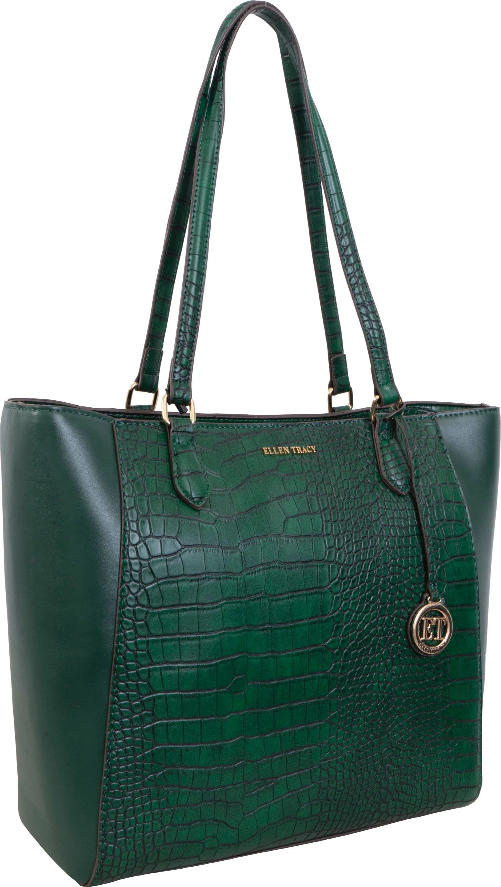 Ellen Tracy Croco Shoulder Tote Bag &Single Zip Wallet & Zip Around Wallet Set sold by Ruumur product image thumbnail 2