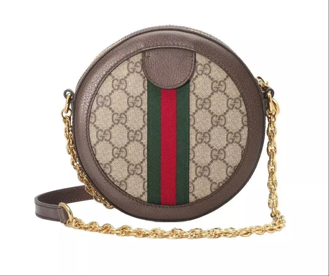 Gucci Ophidia Mini GG Round Supreme Canvas Crossbody Bag sold by Ruumur product image thumbnail 4