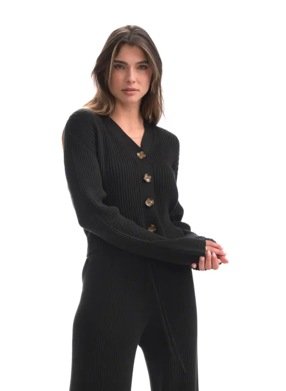 CARDIBEE - Rib Knit Cardigan sold by Ruumur