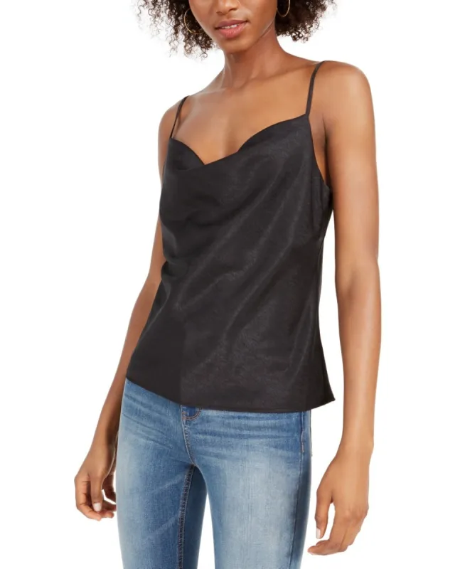Leyden Women's Cowlneck Jacquard Camisole Black Size Large sold by Ruumur