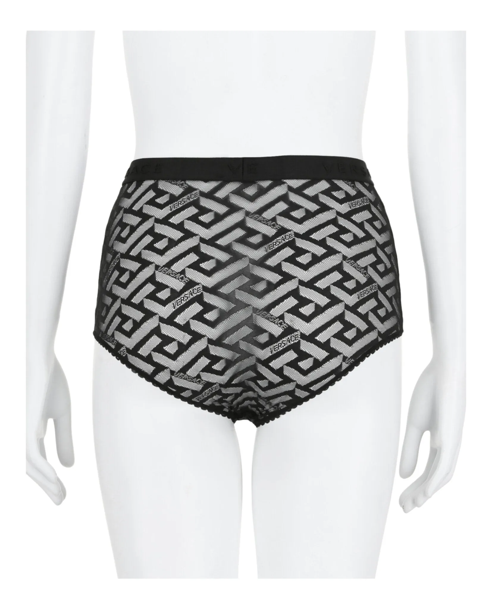 Versace La Greca-Pattern Tulle Briefs sold by Ruumur product image thumbnail 2
