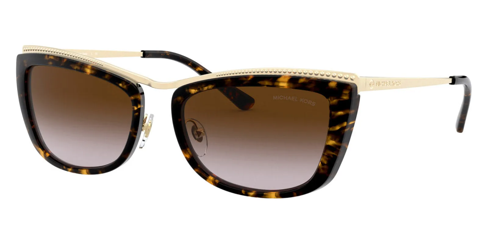 Michael Kors Women's 56mm Gold Tortoise Sunglasses MK1064-101413-56 sold by Ruumur