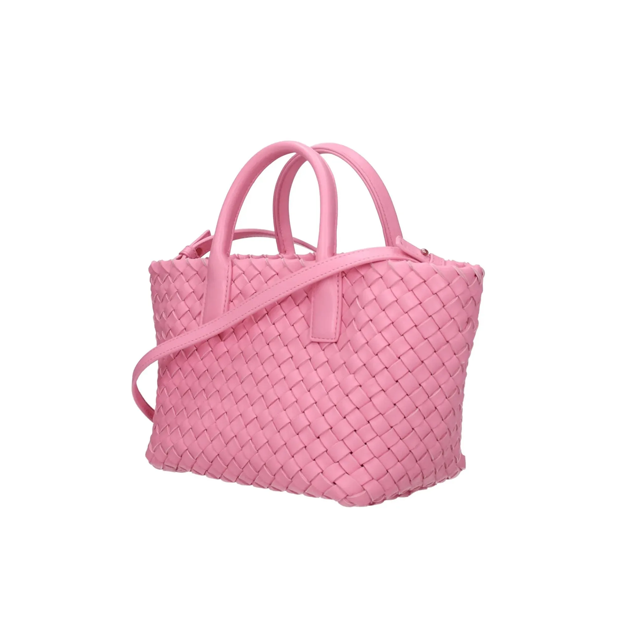 Bottega Veneta Top Handle Handbag Women Leather Pink sold by Ruumur product image thumbnail 2