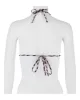Versace Greca Print Triangle Bikini Top sold by Ruumur
