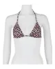 Versace Greca Print Triangle Bikini Top sold by Ruumur