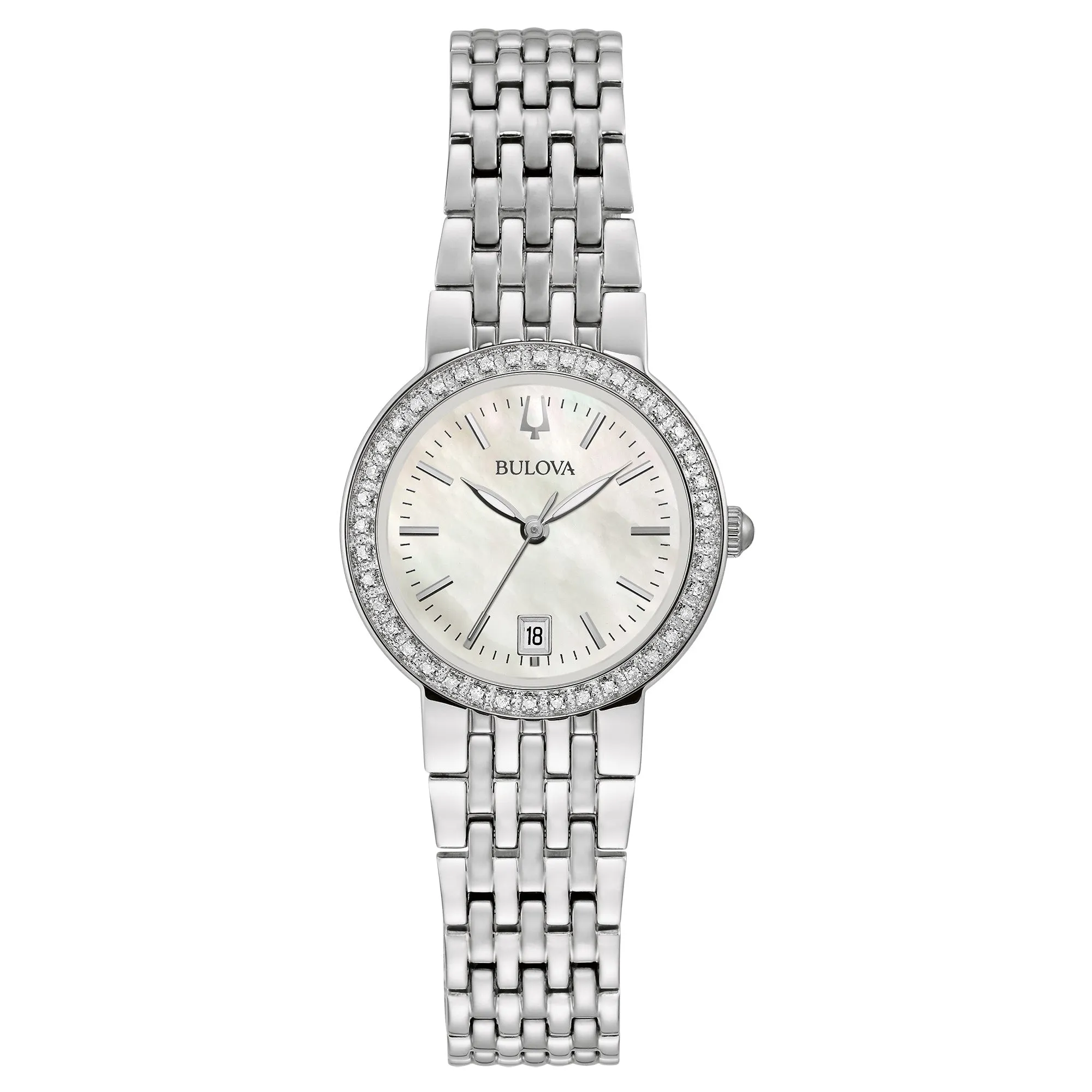 Bulova Women's Quadra 34mm Quartz Watch 96R239 sold by Ruumur