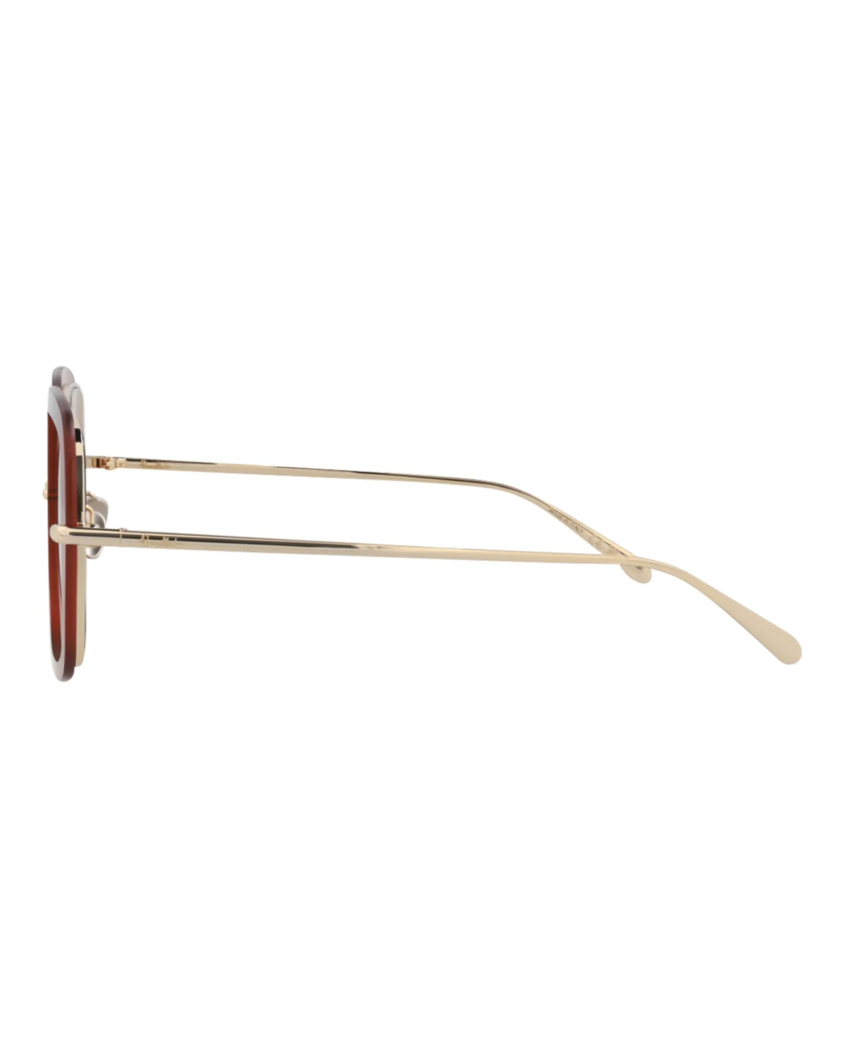 Pomellato Square-Frame Metal Sunglasses, style # PM0106S-30012010003 sold by Ruumur product image thumbnail 3