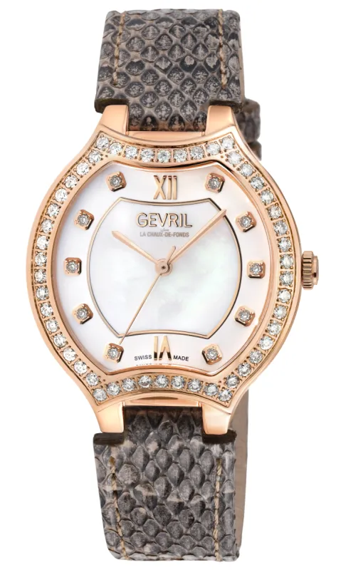 Gevril Women's Lugano 35mm Quartz Watch 11251 made by Ruumur