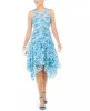 Taylor Women's Floral Lace Midi Dress Purple Size 4 sold by Ruumur