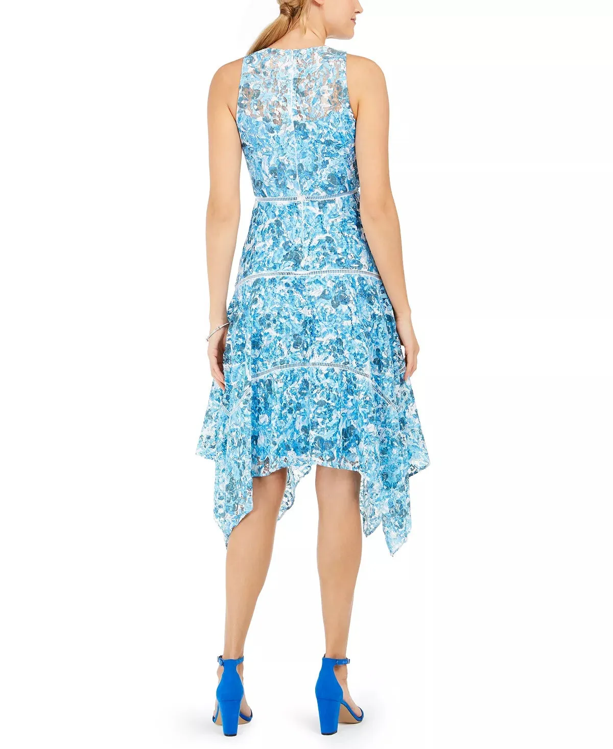 Taylor Women's Floral Lace Midi Dress Purple Size 4 sold by Ruumur product image thumbnail 2