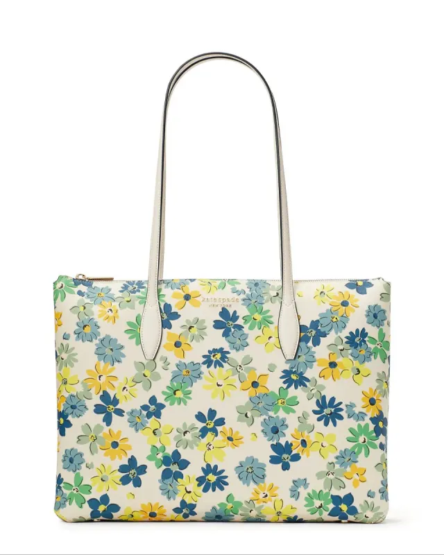 Kate Spade All Day Floral Medley Large Zip-top Tote sold by Ruumur