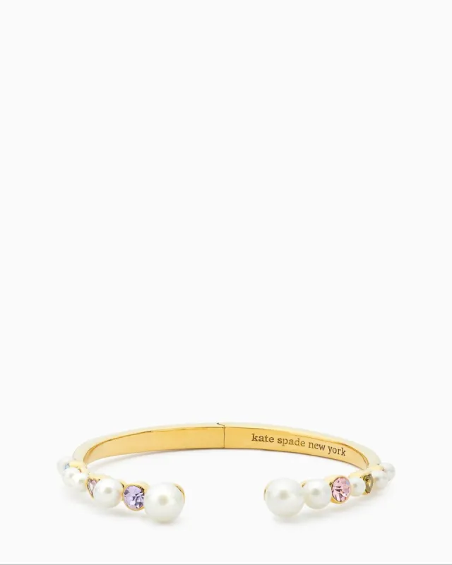 Kate Spade Pearl Caviar Hinge Cuff sold by Ruumur