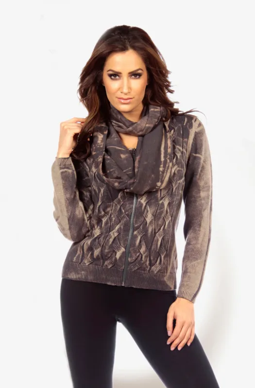 Angel Apparel Bleached Infinity Scarf sold by Ruumur