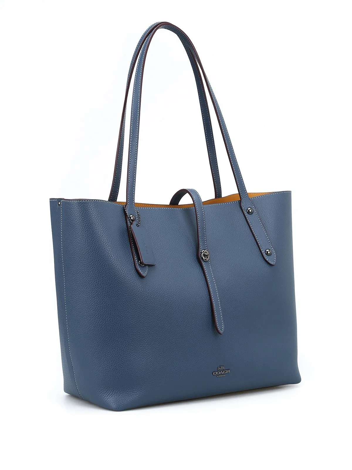 Coach Women's Dark Denim & Marigold Market Tote sold by Ruumur product image thumbnail 3