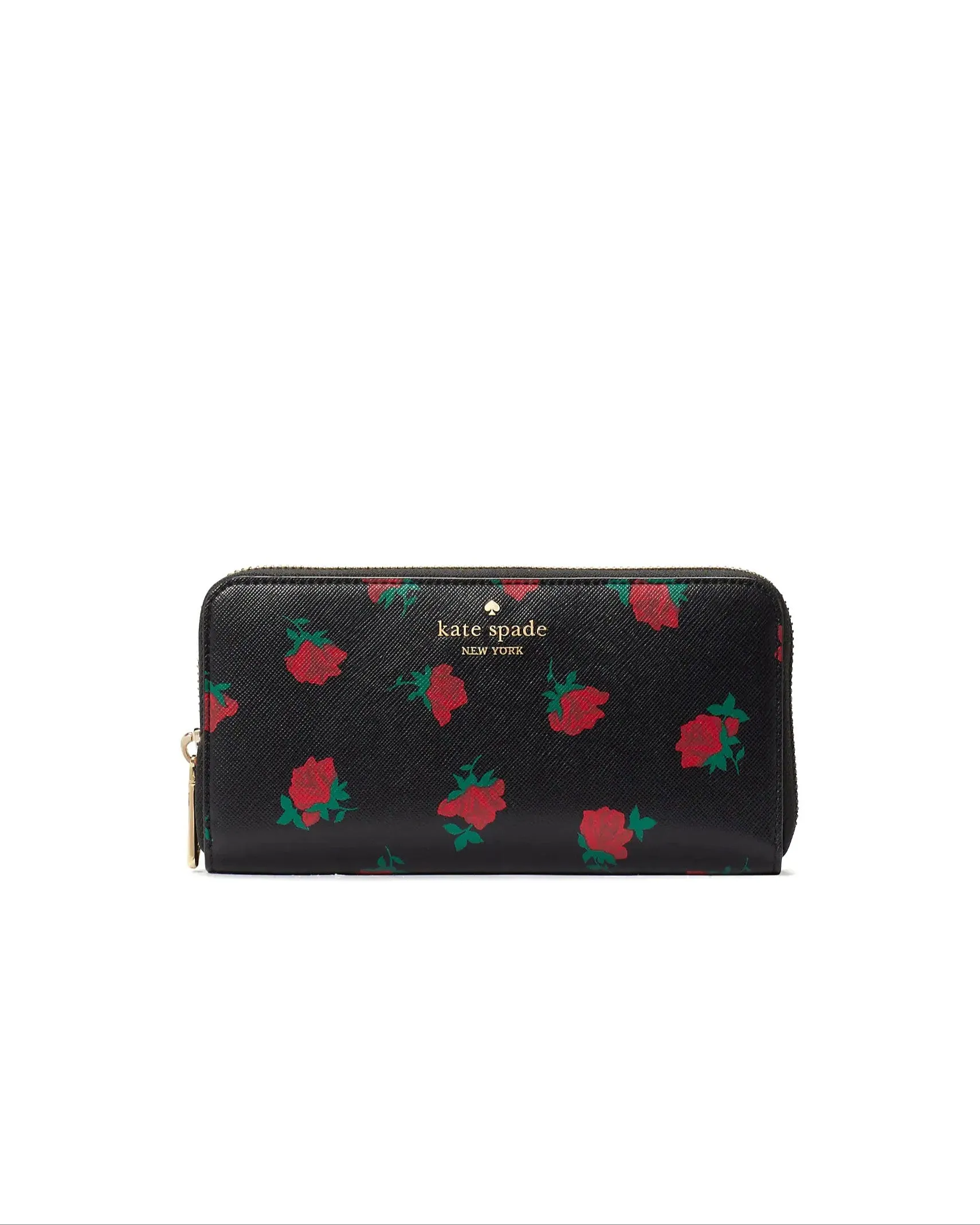 Kate Spade Madison Rose Toss Printed Large Continental Wallet sold by Ruumur