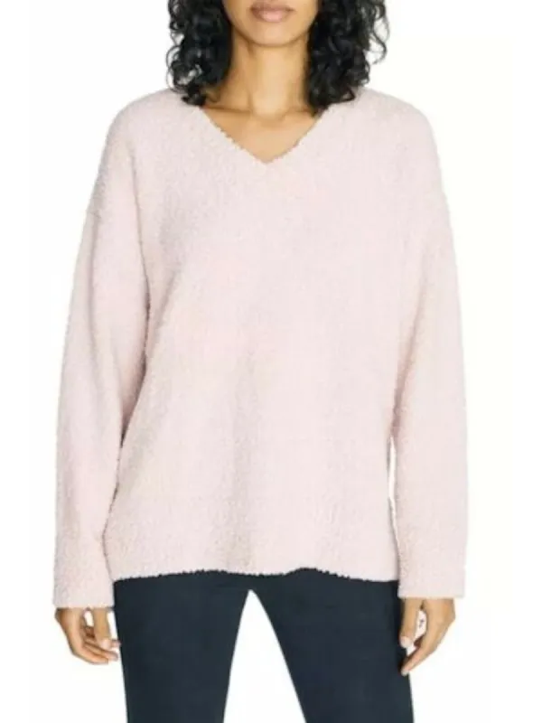 SANCTUARY Women's Long Sleeve Jewel Neck Top  Pink Size XL sold by Ruumur