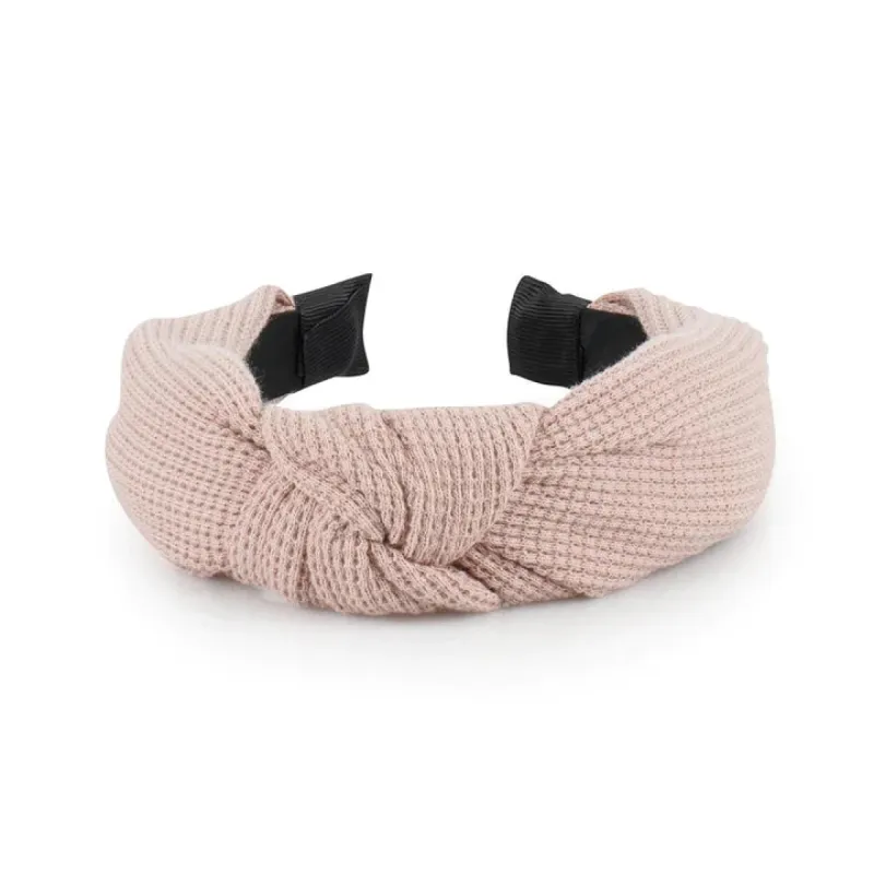WAFFLE COTTON TOP KNOT HAIRBAND sold by Ruumur