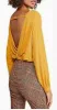Free People Women's Long Sleeve V Neck Top Yellow Size Small sold by Ruumur