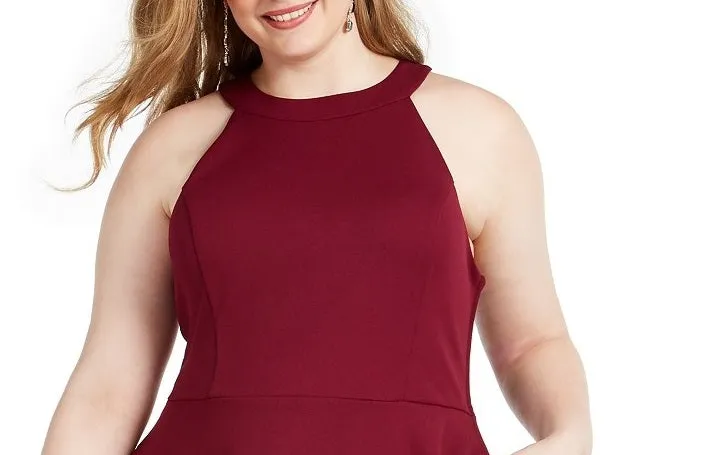 Speechless Women's Trendy Plus Size Bow-Back A-Line Dress Purple Size 20 sold by Ruumur product image thumbnail 2