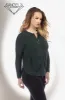 Angel Apparel Front & Side-Zip Cardigan sold by Ruumur