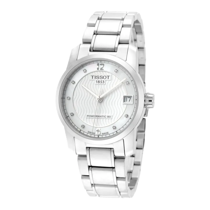 Tissot Women's T0872074411600 T-Classic 32mm Automatic Watch made by Ruumur
