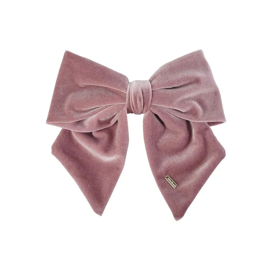 LARGE BOW VELVET BARRETTE sold by Ruumur product image thumbnail 2
