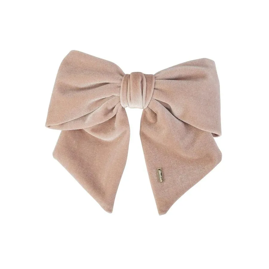 LARGE BOW VELVET BARRETTE sold by Ruumur product image thumbnail 3
