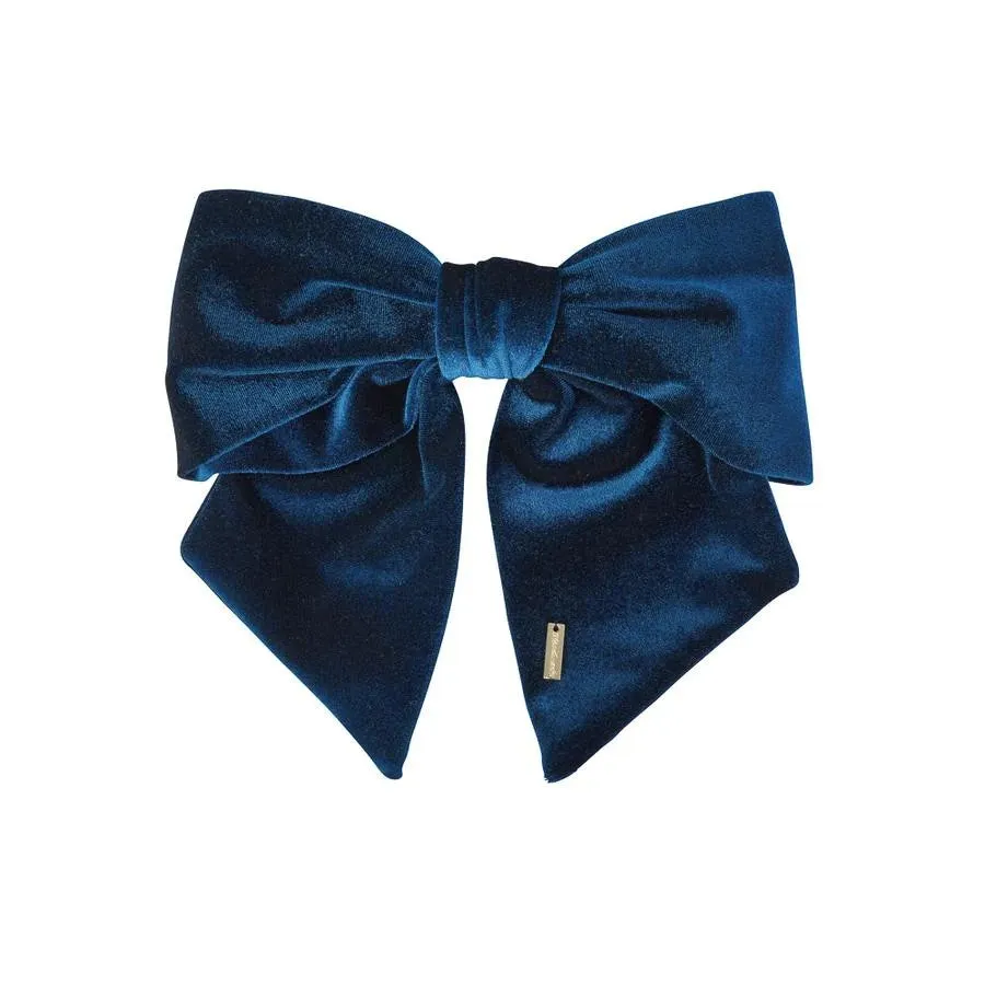 LARGE BOW VELVET BARRETTE sold by Ruumur product image thumbnail 4