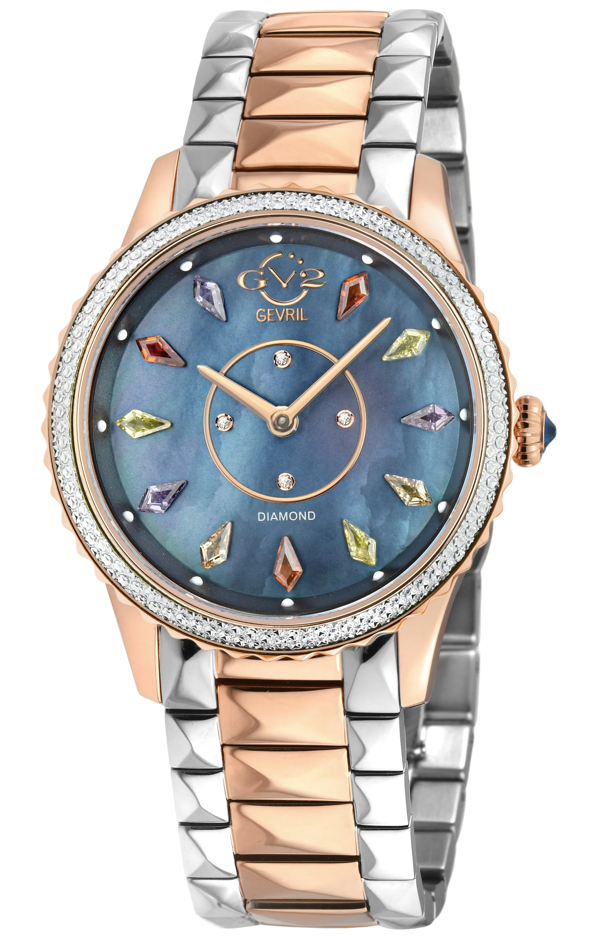 GV2 by Gevril Women's Siena 36mm Quartz Watch 11735B sold by Ruumur