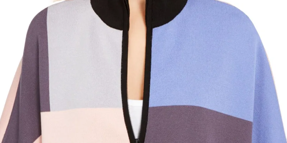 Anne Klein Women's Color Block Short Sleeve Open Cardigan Top Pink sold by Ruumur product image thumbnail 3