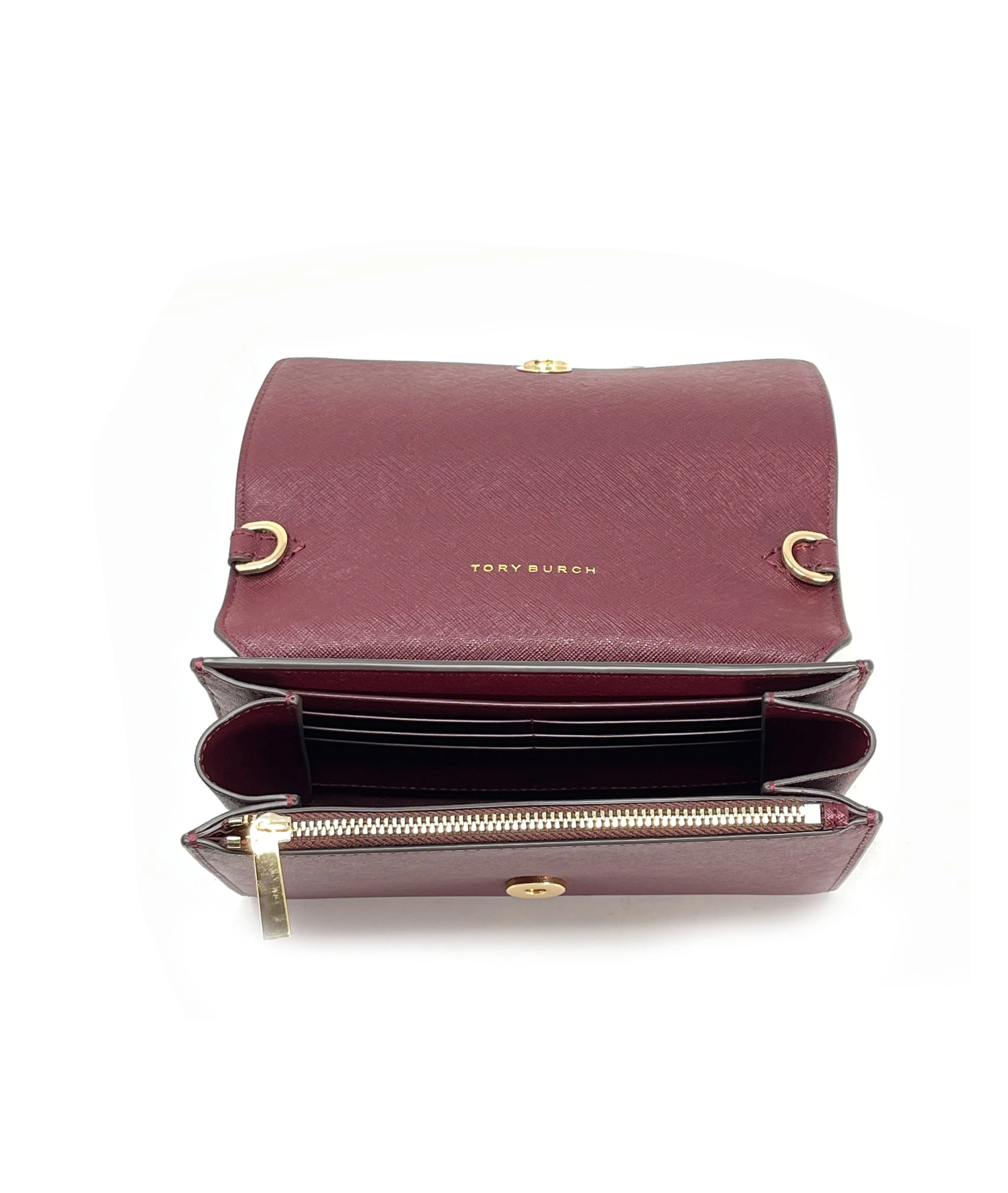 Tory Burch Claret Emerson Chain Wallet sold by Ruumur product image thumbnail 4