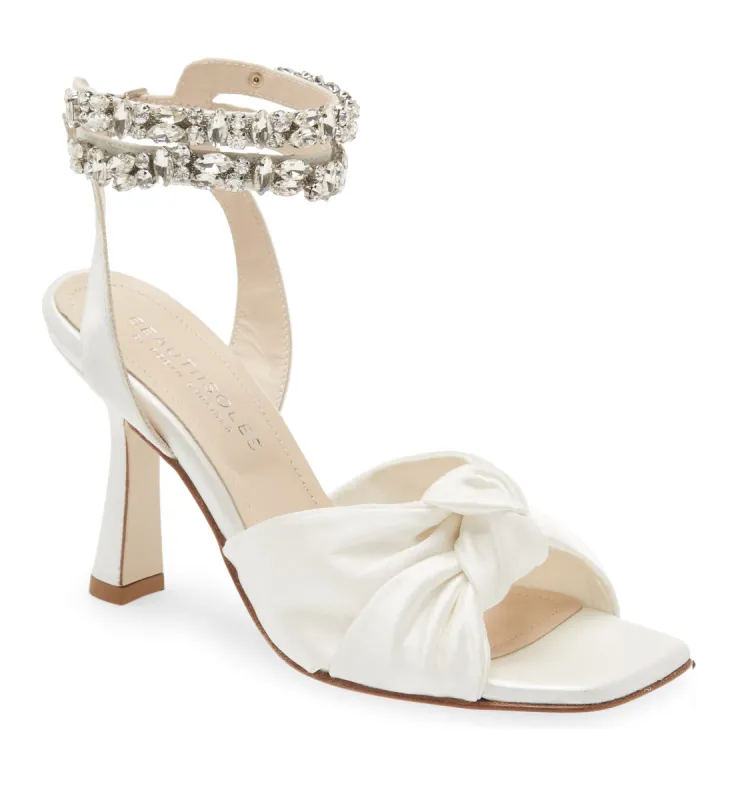 Callie Silk Satin Sandal sold by Ruumur