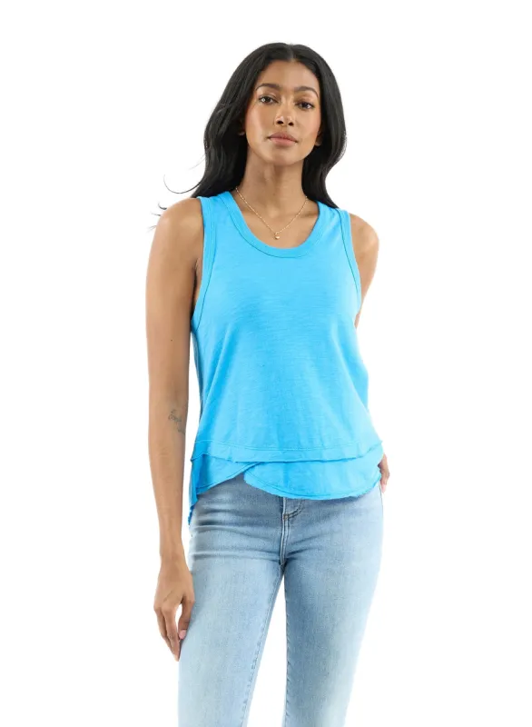 AVA TANK - Mock Layer Tank Top sold by Ruumur
