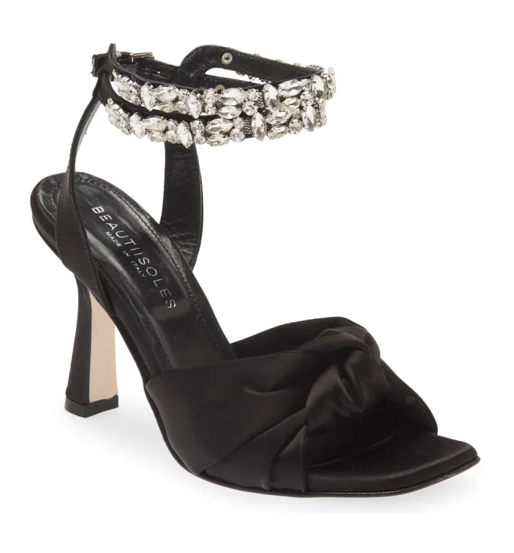 Callie Silk Satin Sandal sold by Ruumur