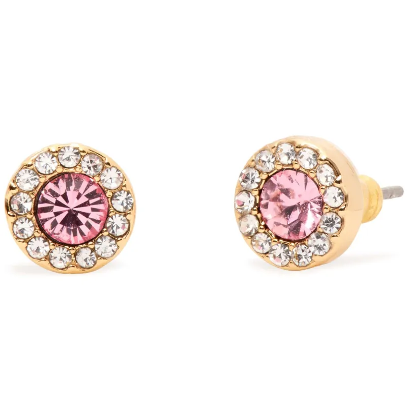 Kate Spade You're A Gem Pave Halo Studs sold by Ruumur