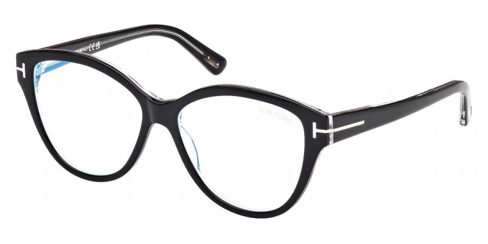 Tom Ford Women's T-Logo 54mm Black Opticals FT5954-B-003-54 sold by Ruumur