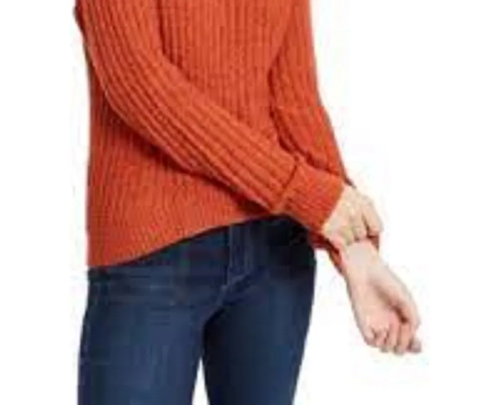 Almost Famous Crave Fame Juniors' Ribbed Cropped Sweater Red Size Large sold by Ruumur product image thumbnail 3