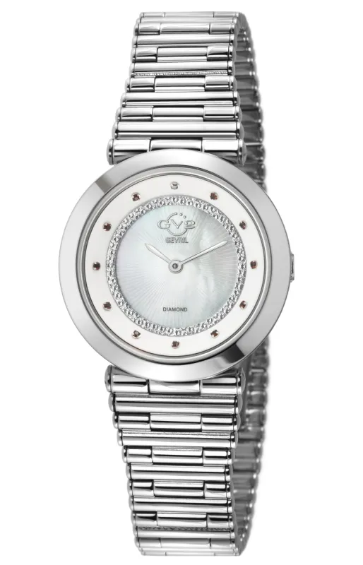 GV2 by Gevril Women's Burano 34mm Quartz Watch 14410B sold by Ruumur