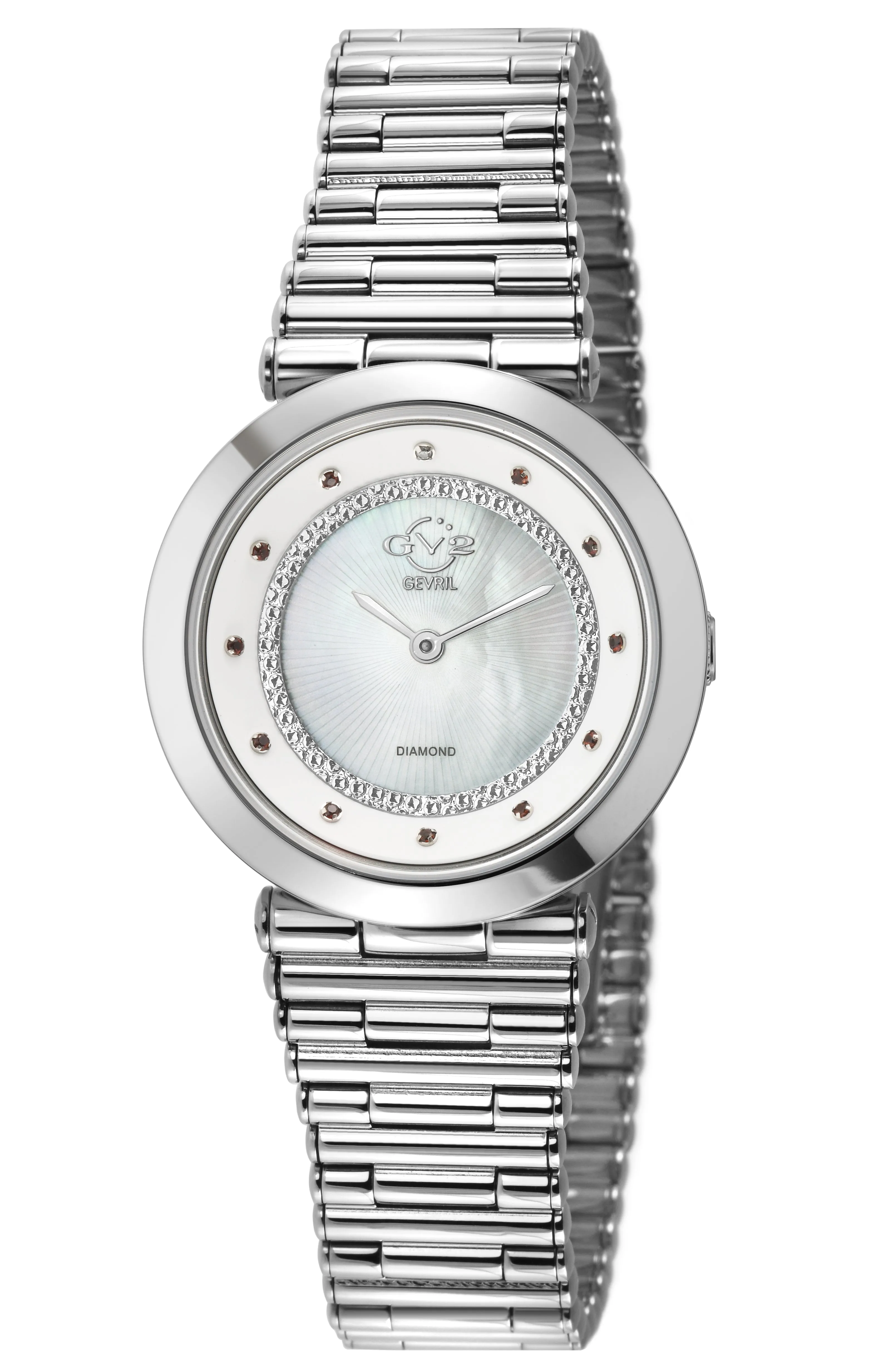 GV2 by Gevril Women's Burano 34mm Quartz Watch 14410B sold by Ruumur