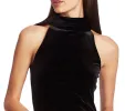 1.STATE Women's Velvet Mock Neck Cocktail Dress Black sold by Ruumur