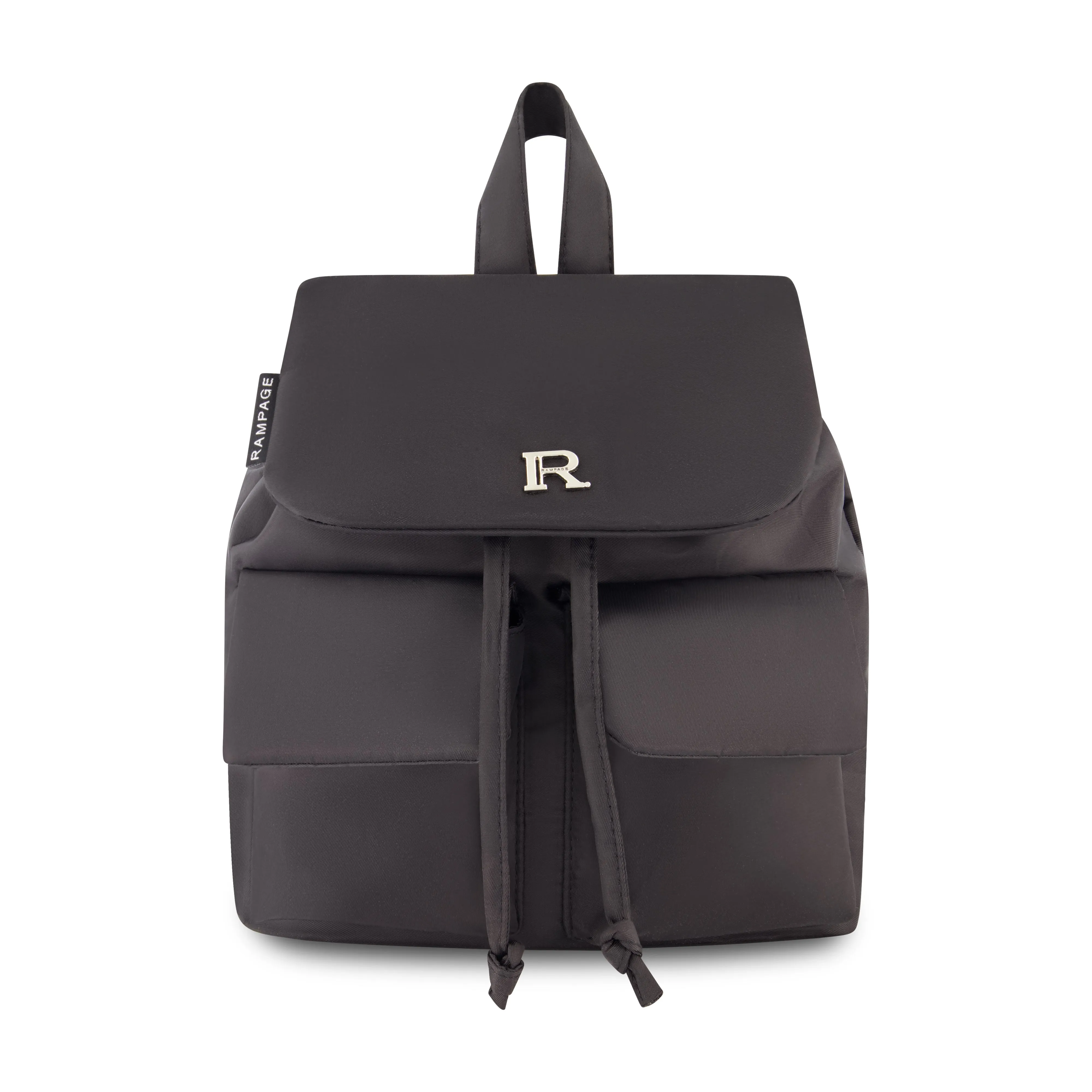 Rampage Women's Sporty Mini Drawstring Flap Backpack, School Bag, Swim Bag, Gym Bag or Casual Daily Bag - Mini Flap Backpack sold by Ruumur
