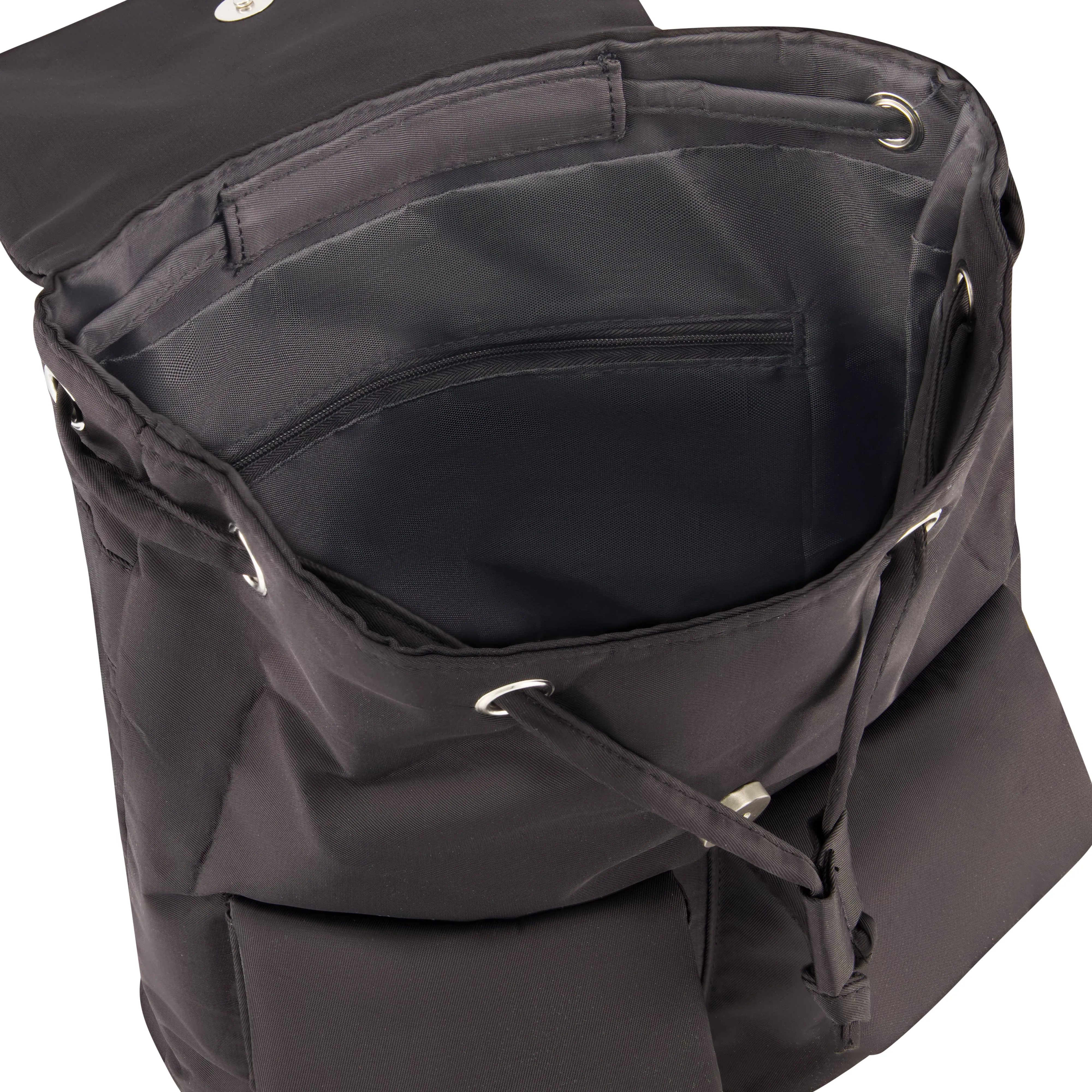 Rampage Women's Sporty Mini Drawstring Flap Backpack, School Bag, Swim Bag, Gym Bag or Casual Daily Bag - Mini Flap Backpack sold by Ruumur product image thumbnail 4